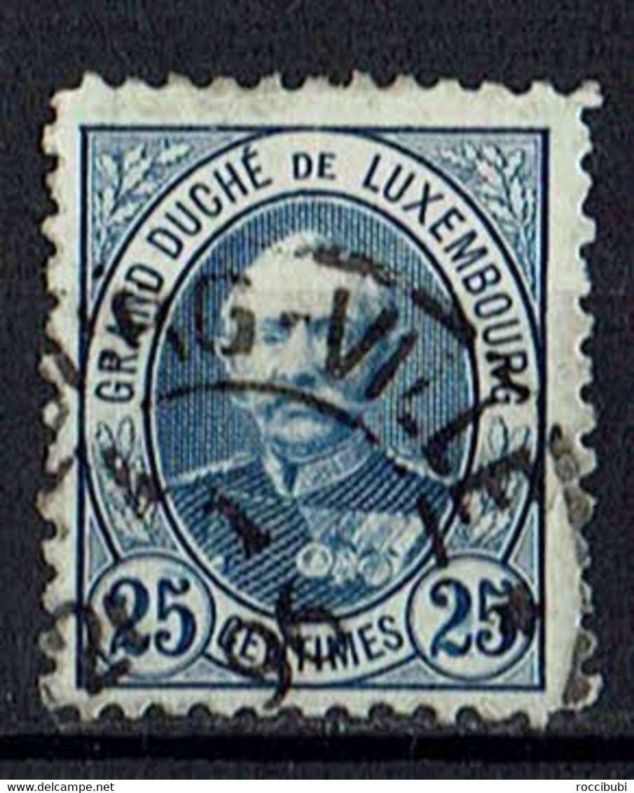 Luxemburg 1891 // Mi. 60 O // Freimarken // Großherzog Adolphe - 1891 Adolphe Front Side