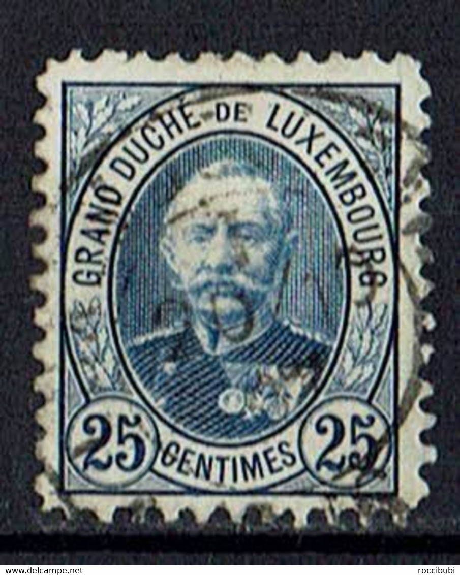 Luxemburg 1891 // Mi. 60 O // Freimarken // Großherzog Adolphe - 1891 Adolphe De Face