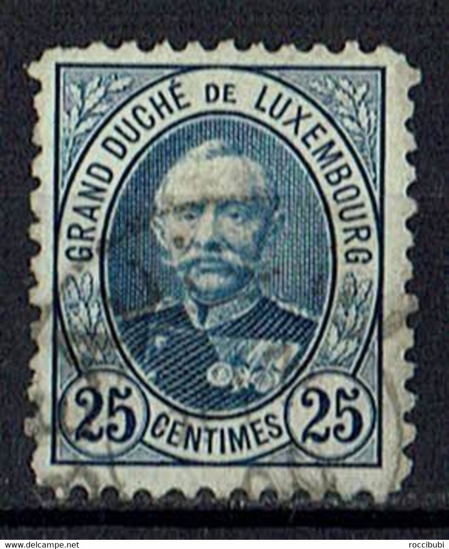 Luxemburg 1891 // Mi. 60 O // Freimarken // Großherzog Adolphe - 1891 Adolfo Di Fronte