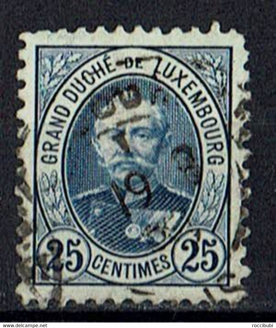 Luxemburg 1891 // Mi. 60 O // Freimarken // Großherzog Adolphe - 1891 Adolphe Front Side