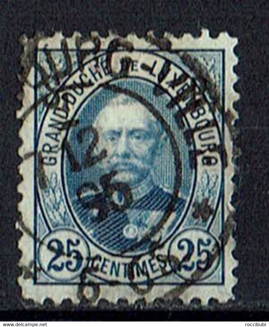 Luxemburg 1891 // Mi. 60 O // Freimarken // Großherzog Adolphe - 1891 Adolphe De Face