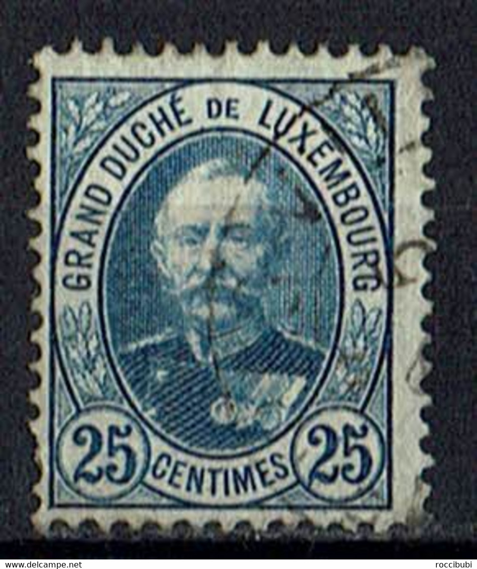 Luxemburg 1891 // Mi. 60 O // Freimarken // Großherzog Adolphe - 1891 Adolphe De Face