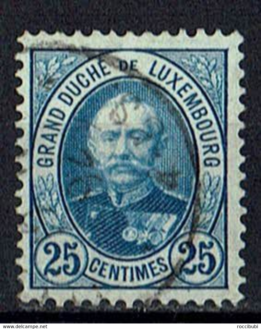 Luxemburg 1891 // Mi. 60 O // Freimarken // Großherzog Adolphe - 1891 Adolfo Di Fronte