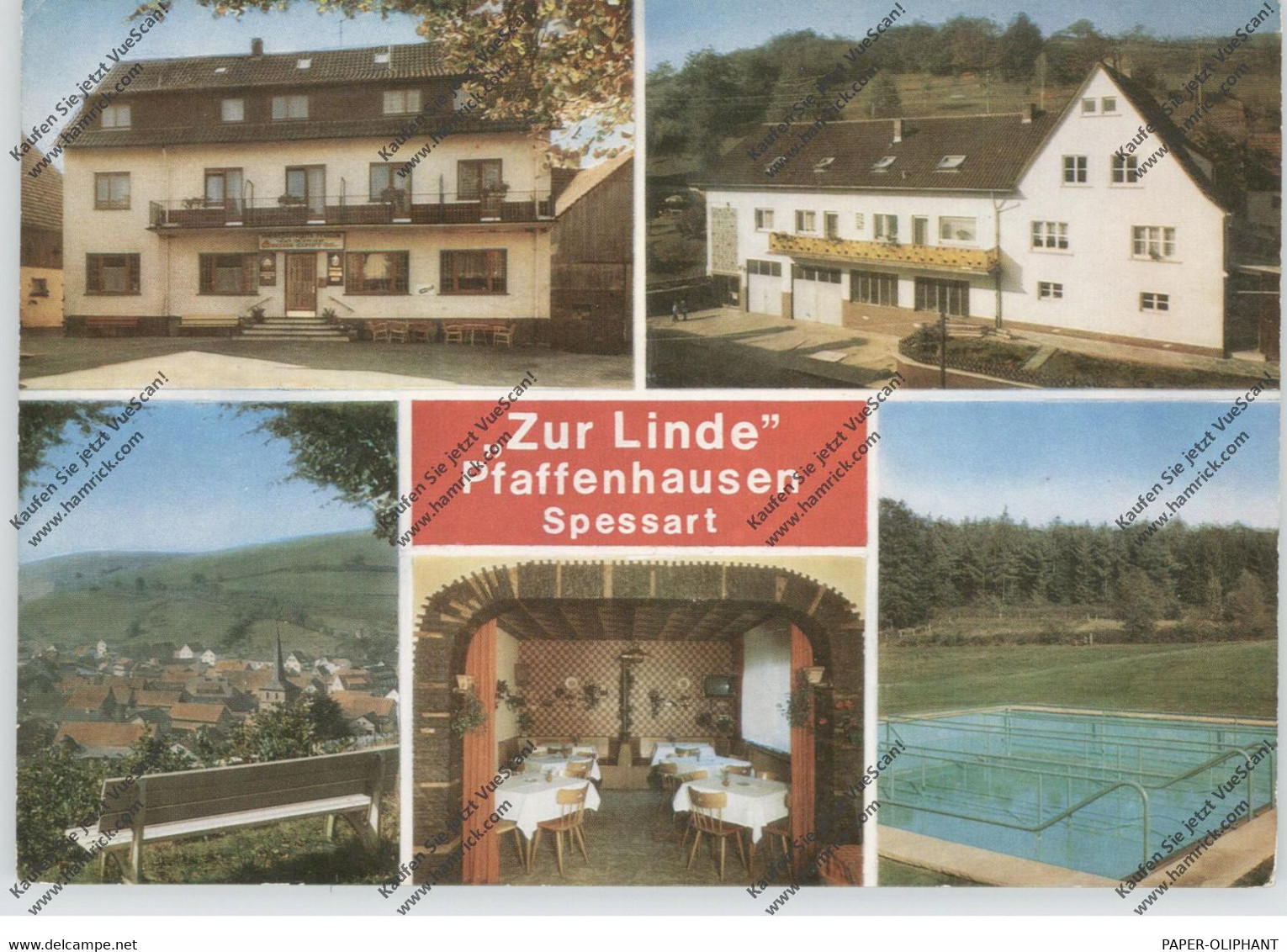 6485 JOSSGRUND - PFAFFENHAUSEN, Pension ZUR LINDE - Gelnhausen