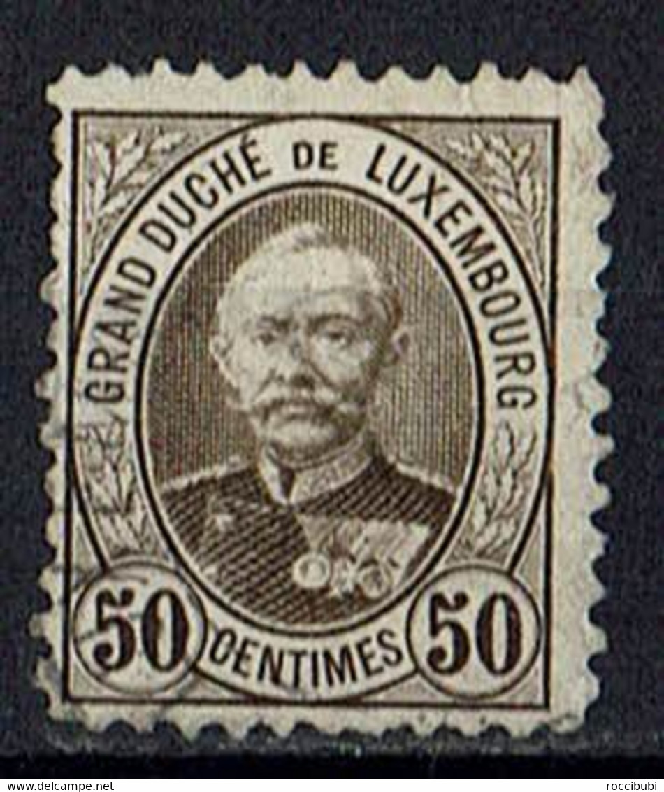 Luxemburg 1891 // Mi. 63 O // Freimarken // Großherzog Adolphe - 1891 Adolfo Di Fronte