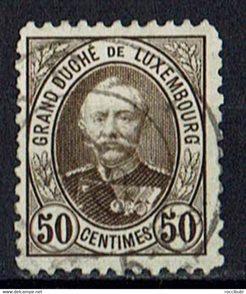 Luxemburg 1891 // Mi. 63 O // Freimarken // Großherzog Adolphe - 1891 Adolphe De Face