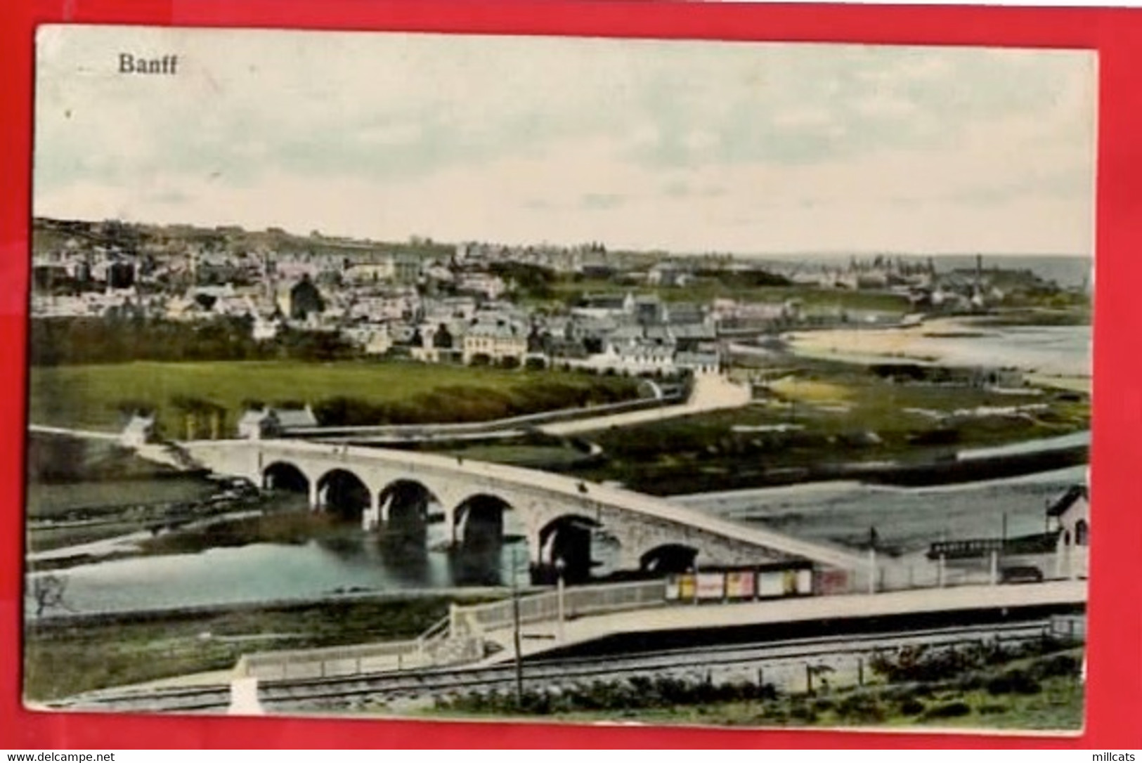 SCOTLAND BANFFSHIRE BANFF    + RAILWAY STATION  Pu 1908 - Banffshire