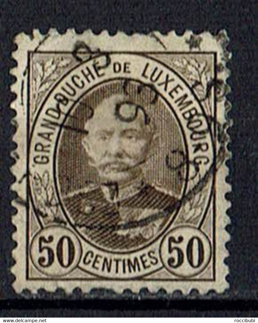 Luxemburg 1891 // Mi. 63 O // Freimarken // Großherzog Adolphe - 1891 Adolphe Front Side