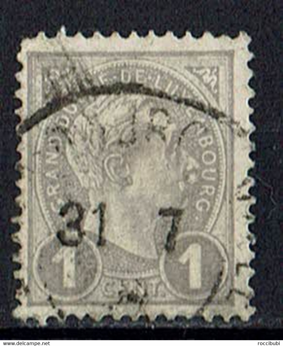 Luxemburg 1895 // Mi. 67 O // Freimarken // Großherzog Adolphe - 1895 Adolphe De Profil