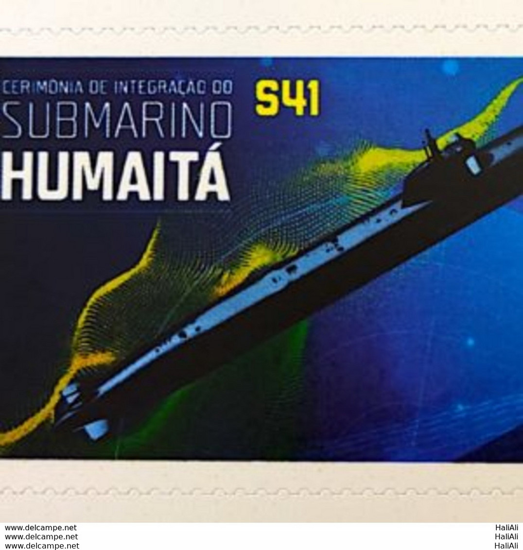 PB 130 Brazil Personalized Stamp Submarine Humaita Military Ship 2019 - Gepersonaliseerde Postzegels