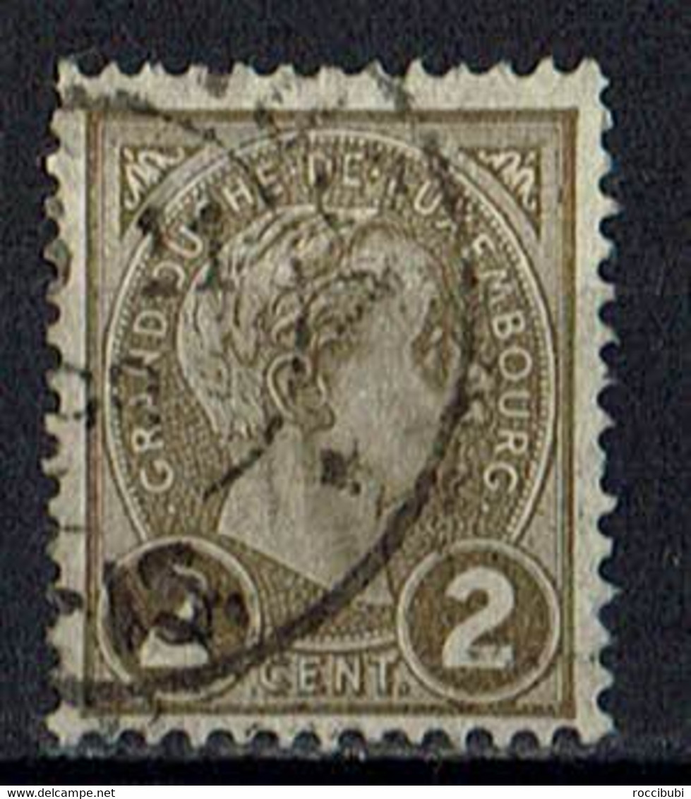 Luxemburg 1895 // Mi. 68 O // Freimarken // Großherzog Adolphe - 1895 Adolphe De Profil