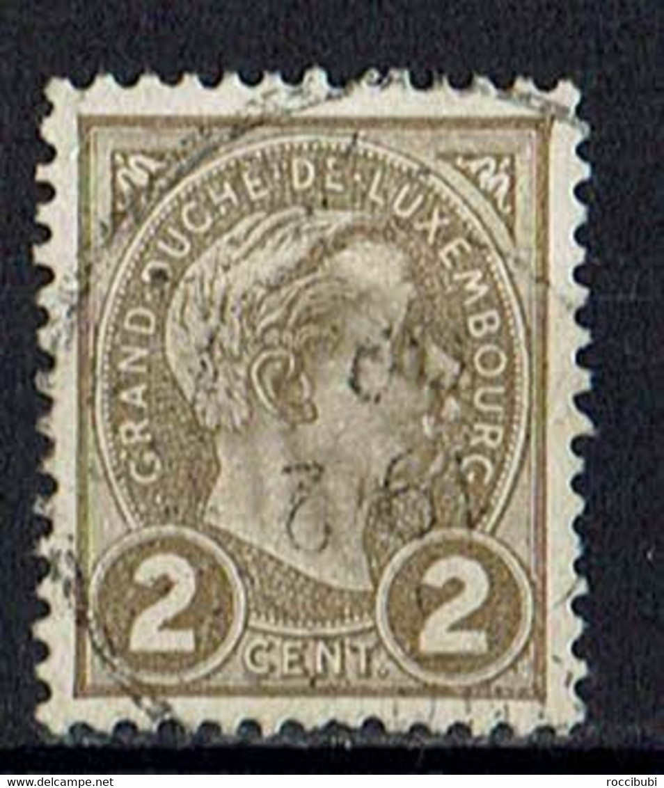 Luxemburg 1895 // Mi. 68 O // Freimarken // Großherzog Adolphe - 1895 Adolphe Profil