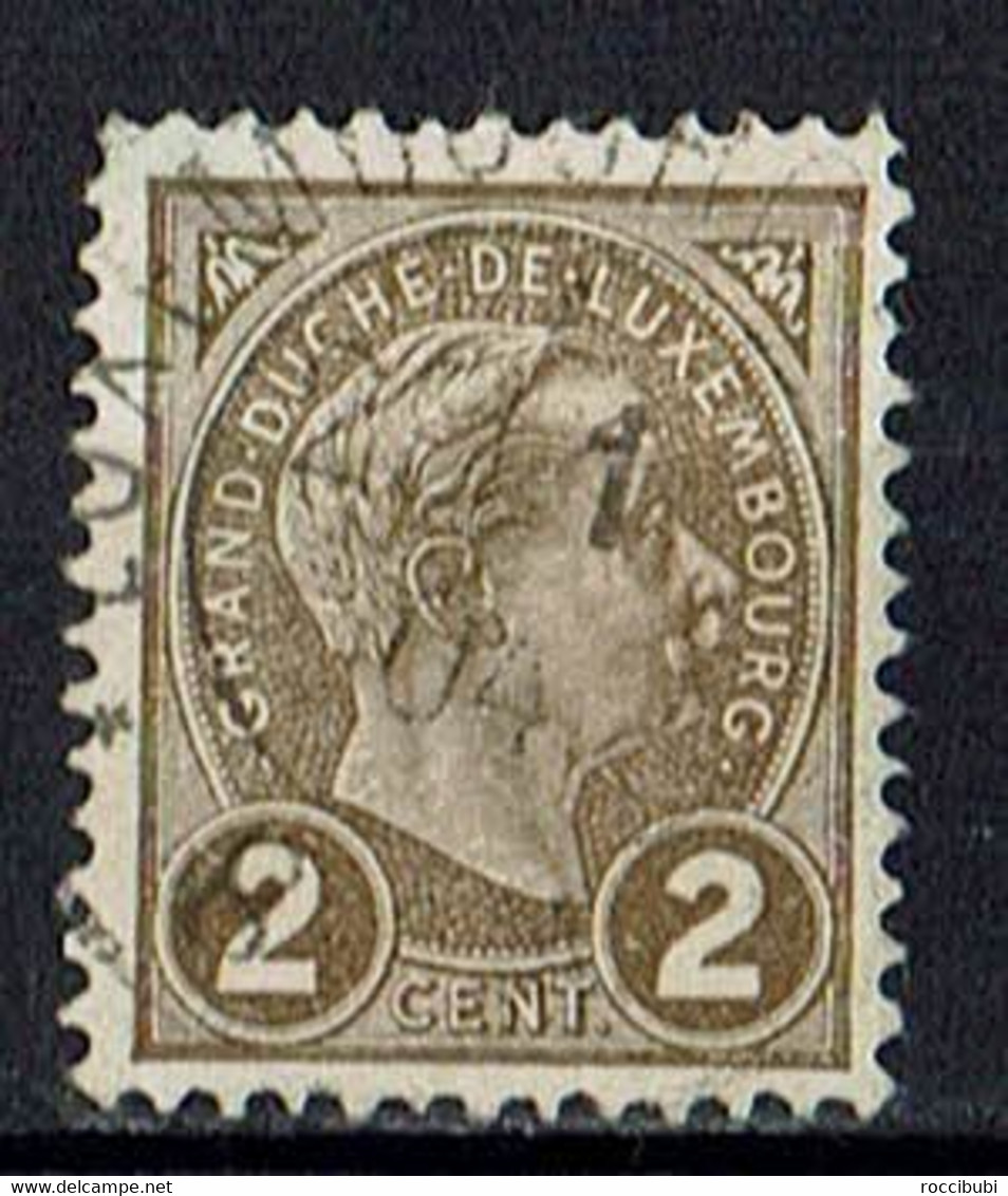 Luxemburg 1895 // Mi. 68 O // Freimarken // Großherzog Adolphe - 1895 Adolphe De Profil