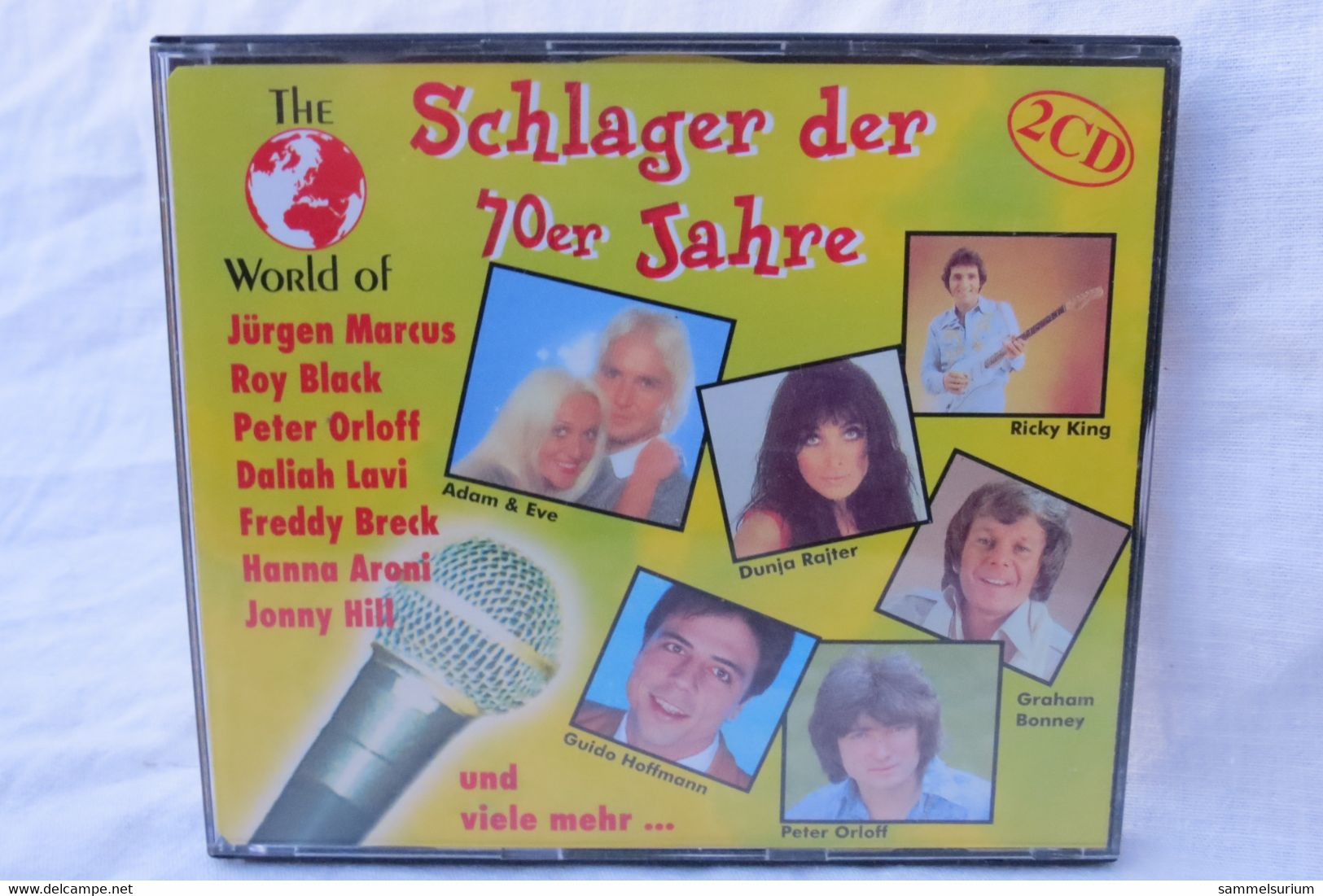 2 CDs "The World Of Schlager Der 70er Jahre" Div. Interpreten - Hit-Compilations