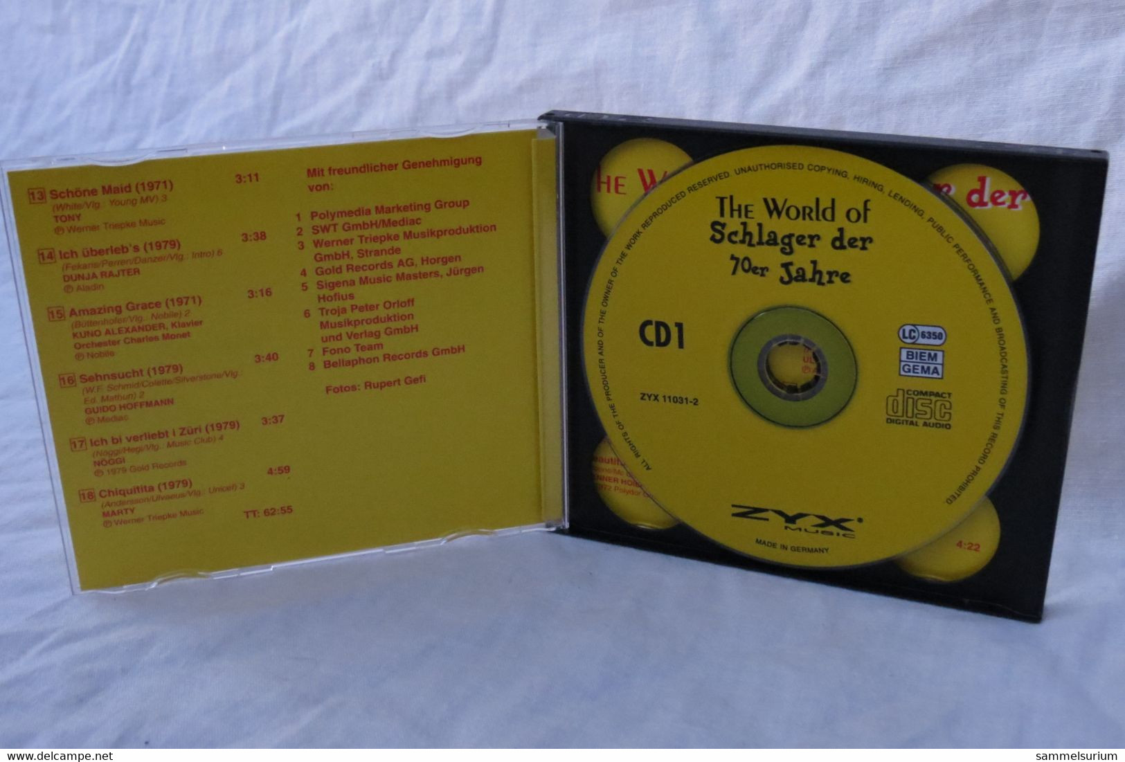 2 CDs "The World Of Schlager Der 70er Jahre" Div. Interpreten - Compilations