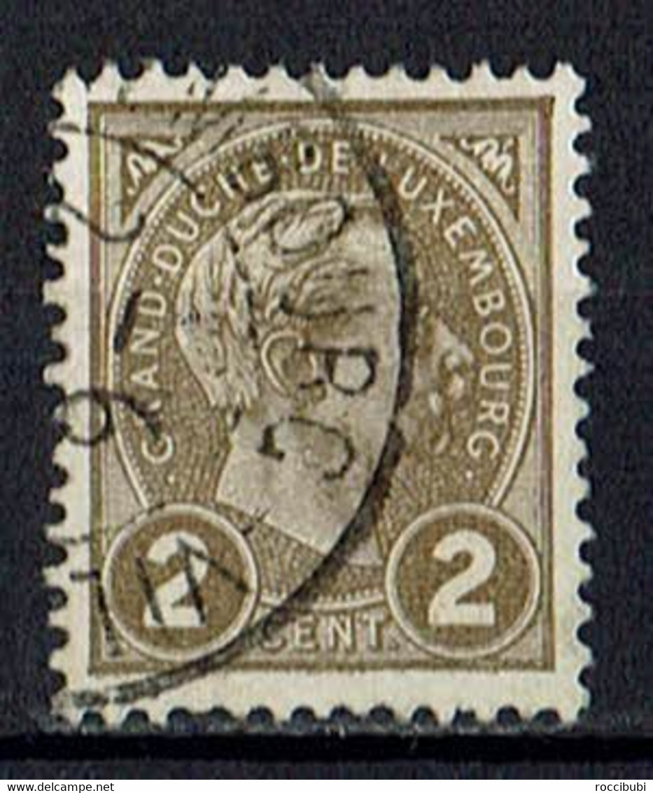 Luxemburg 1895 // Mi. 68 O // Freimarken // Großherzog Adolphe - 1895 Adolphe Profil
