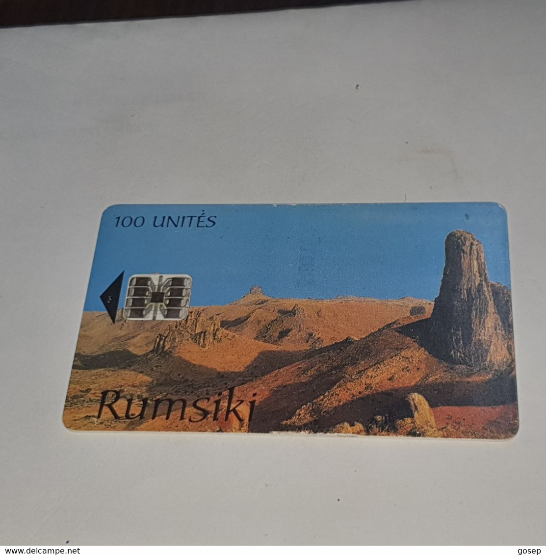 Cameroon-(CM-37)-rumsiki-(4)-(100units)-(01088533)-used Card+1card Prepiad - Cameroon