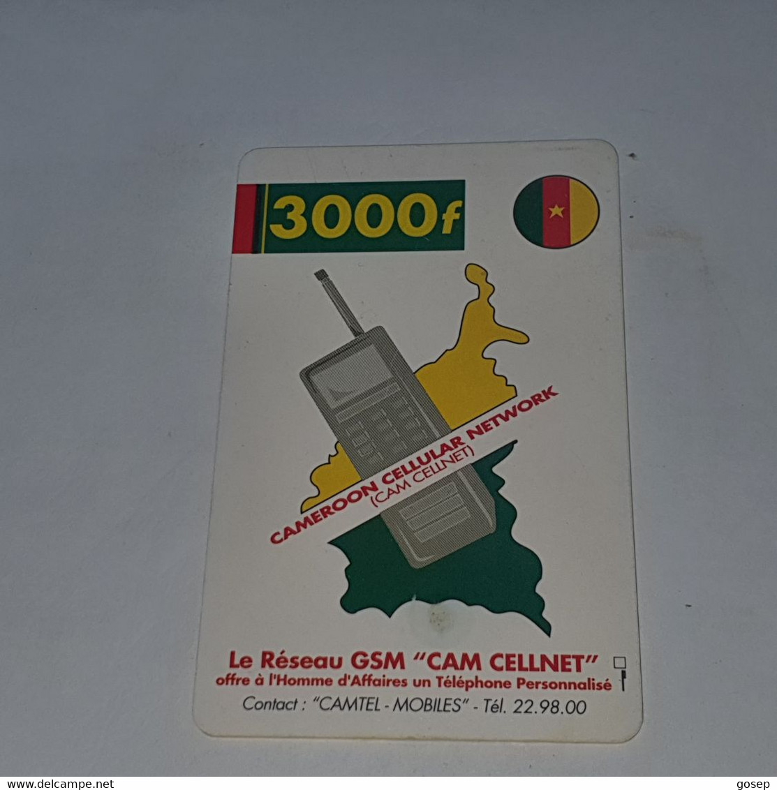 Cameroon-(CM-C-01a)-gsm Cellnet-(10)-(3000f)-(b)-used Card+1card Prepiad - Cameroon