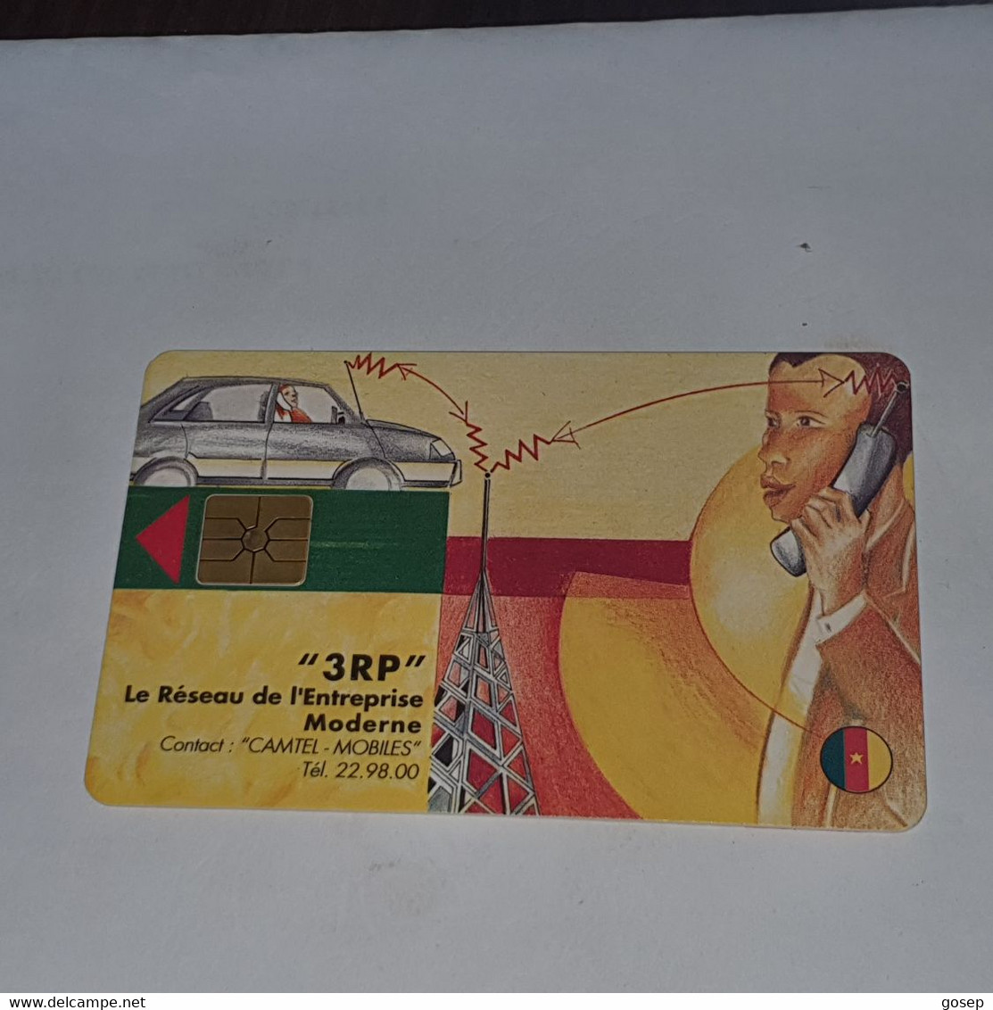 Cameroon-(CM-C-01a)-gsm Cellnet-(10)-(3000f)-(b)-used Card+1card Prepiad - Cameroon