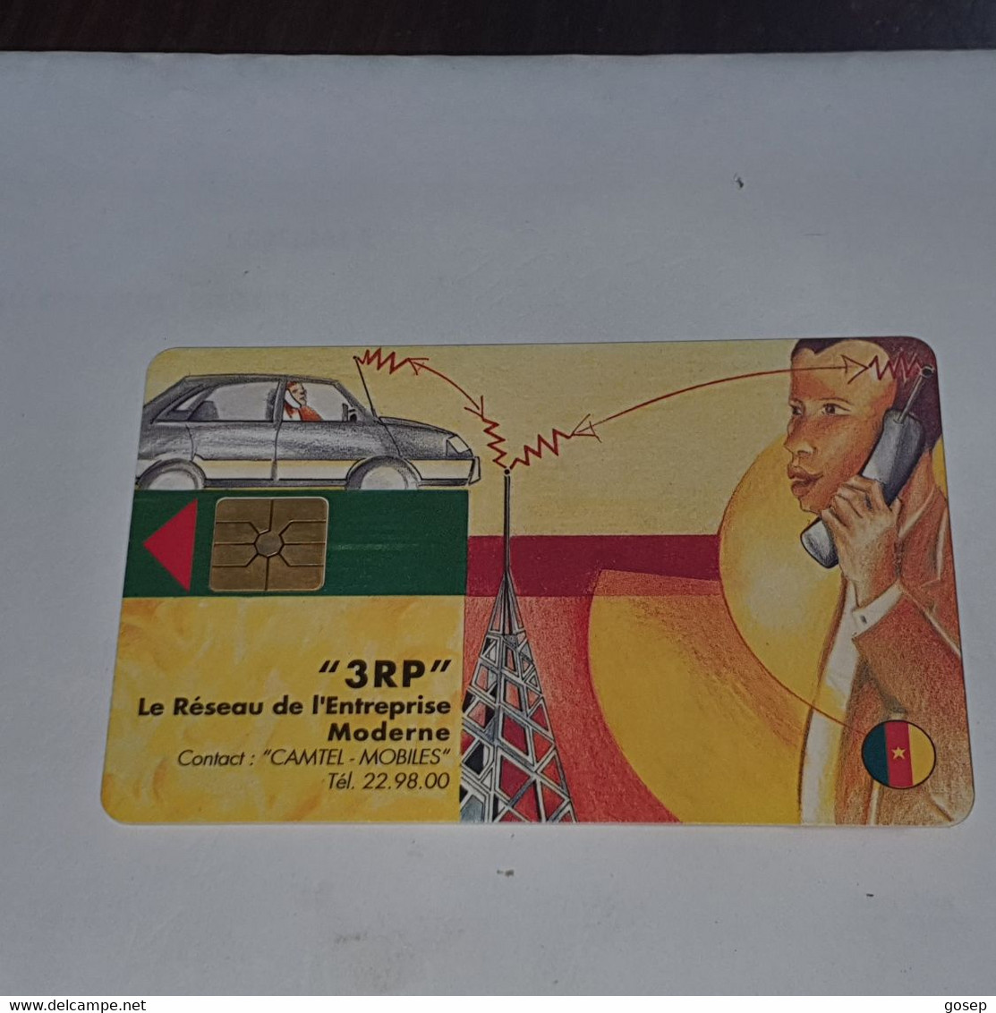 Cameroon-(CM-C-01b)-gsm Cellnet-(11)-(3000f)-(c)-used Card+1card Prepiad - Cameroon