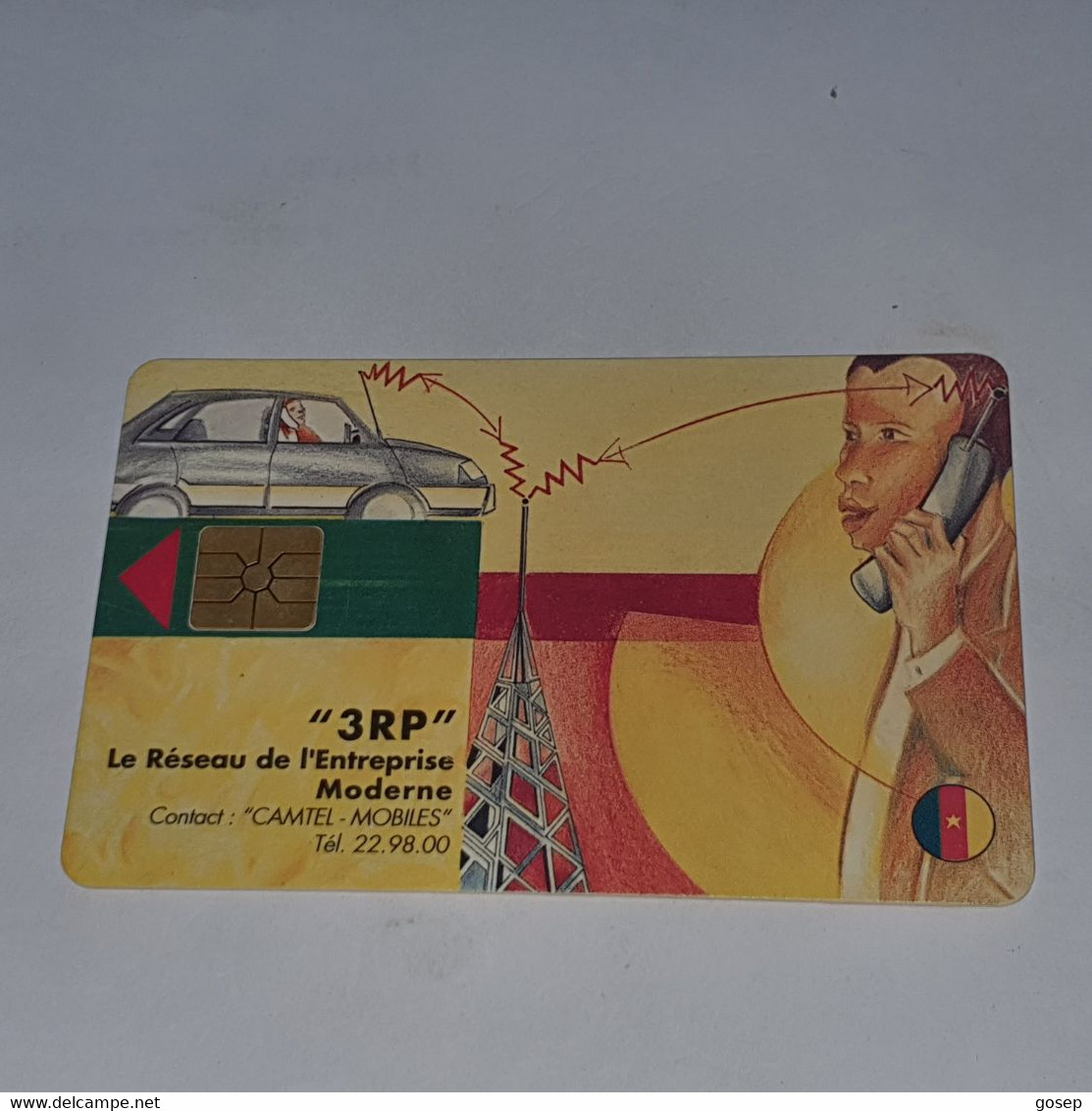 Cameroon-(CM-C-01c)-gsm Cellnet-(12)-(3000f)-(d)-used Card+1card Prepiad - Kameroen