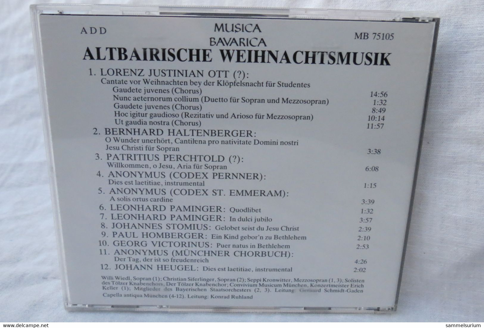 CD "Tölzer Knabenchor" Altbairische Weihnachtsmusik - Weihnachtslieder