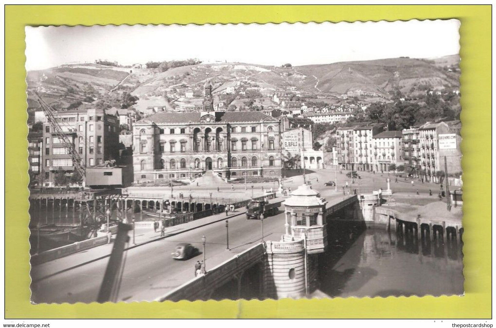 RP BILBAO - Espagne - Pont Du Général Mola Et L'hotel De Ville NON CIRCULADO UNUSED - Vizcaya (Bilbao)