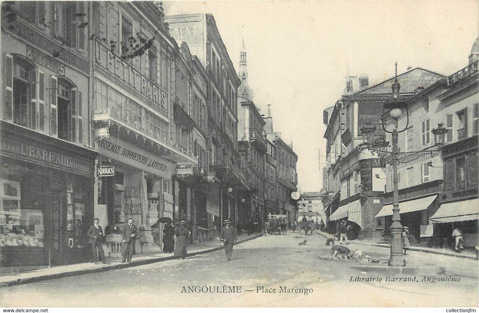 / CPA FRANCE 16 "Angoulême, Place Marengo" - Angouleme