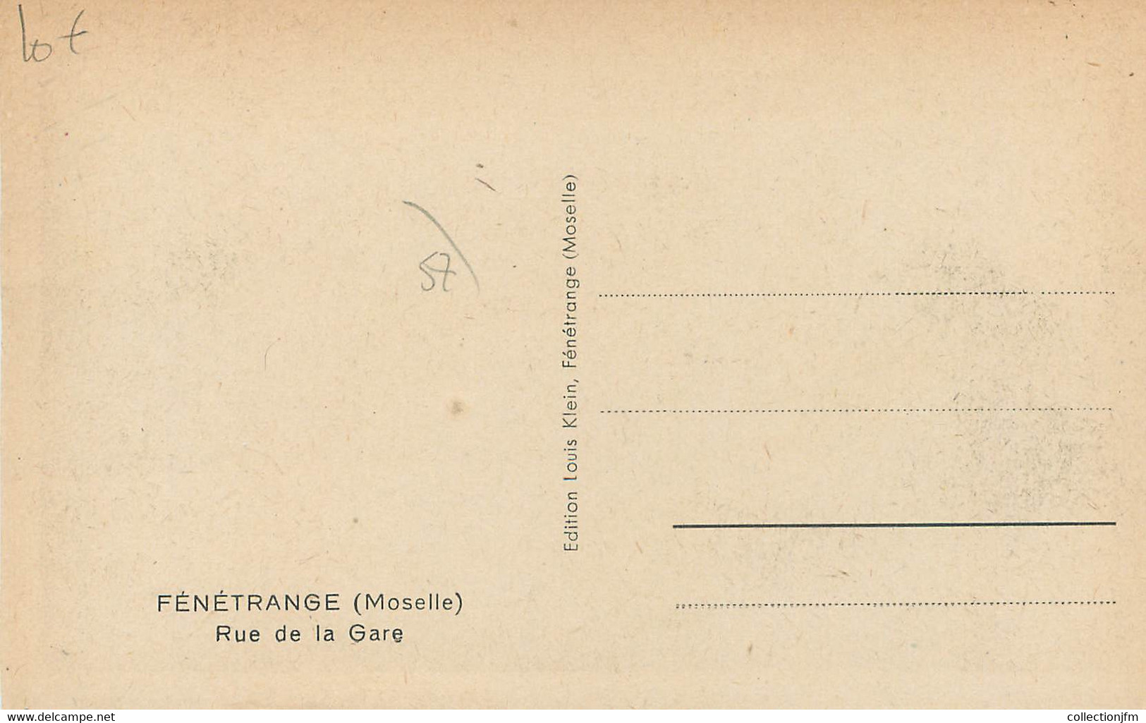 / CPA FRANCE 57 "Fénétrange, Rue De La Gare" - Fénétrange