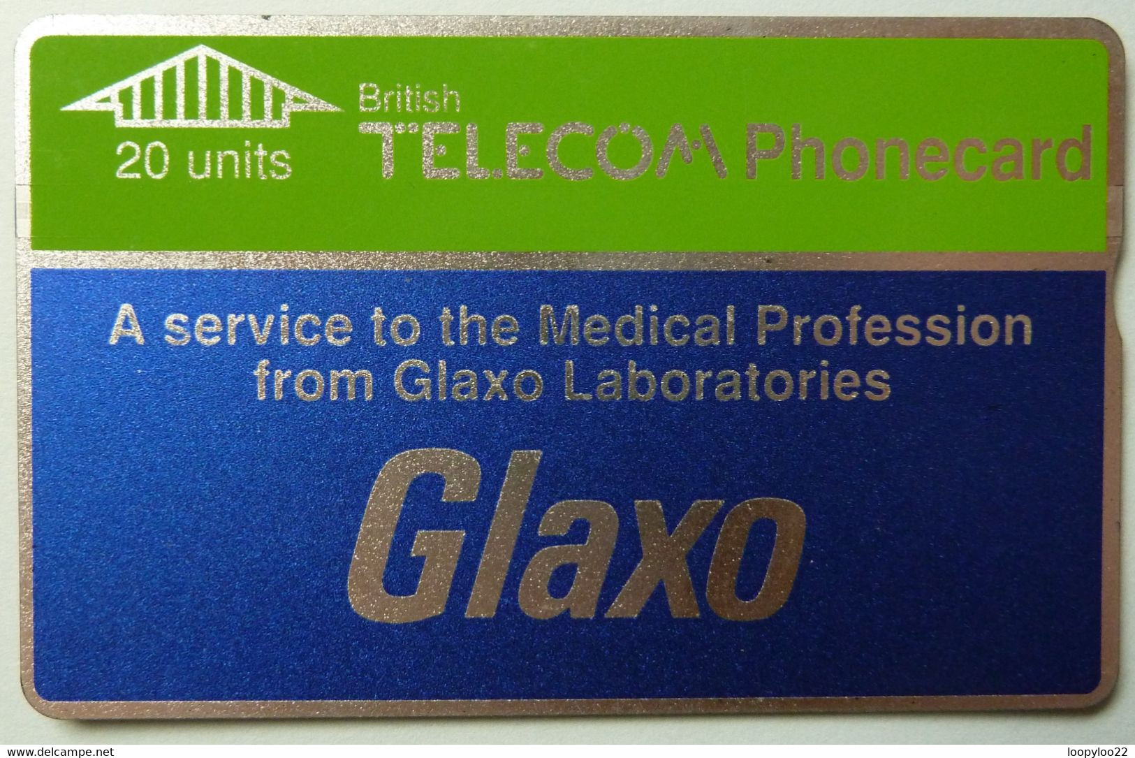 UK - Great Britain - BTM001 - Glaxo Laboratories - 20 Units - 807C - Used - BT Edición Medica