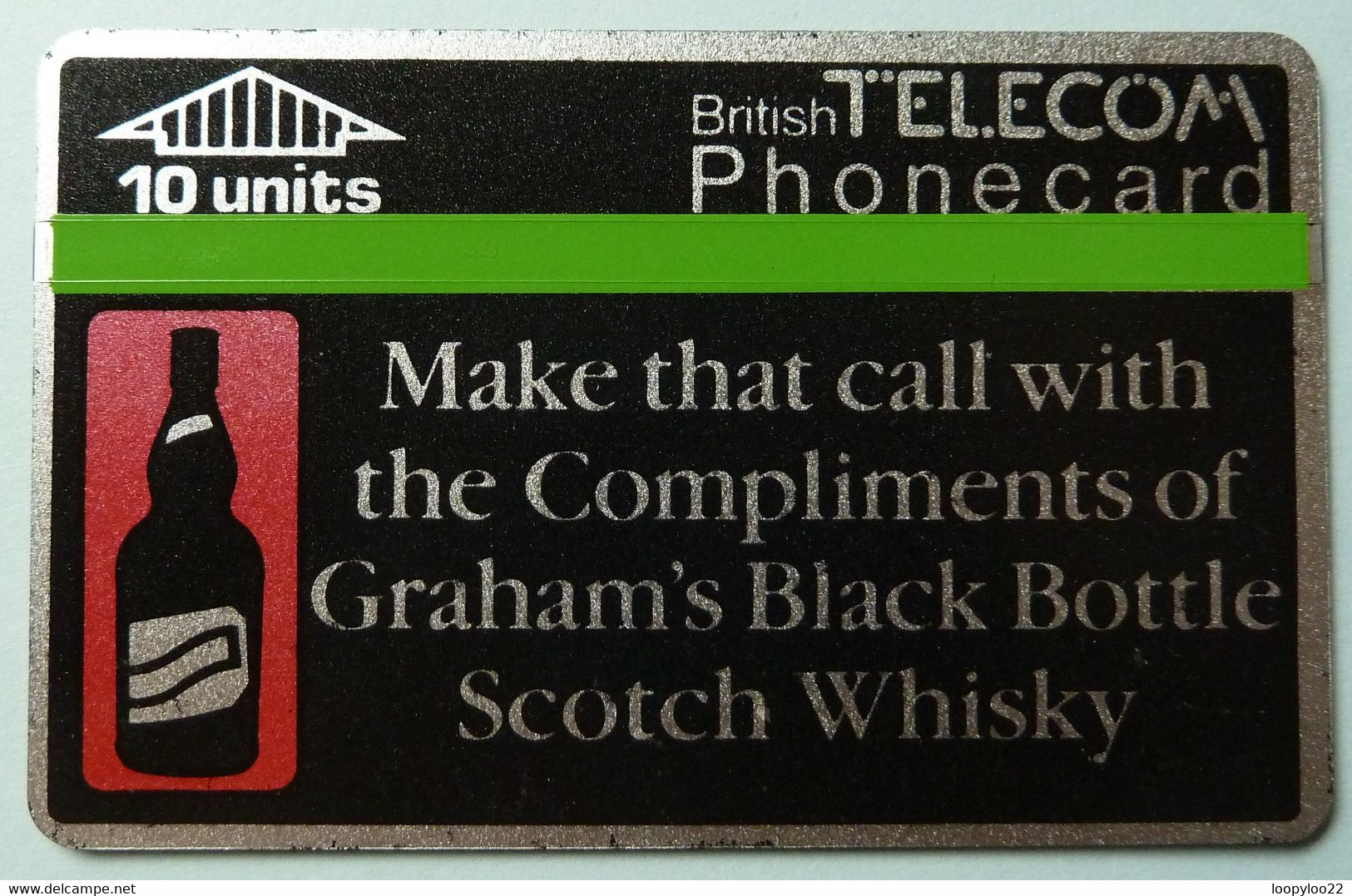 UK - Great Britain - BTA001 - Advertising - Graham's Black Bottle Scotch Whisky - 10 Units - 610S - Mint - R - BT Werbezwecke