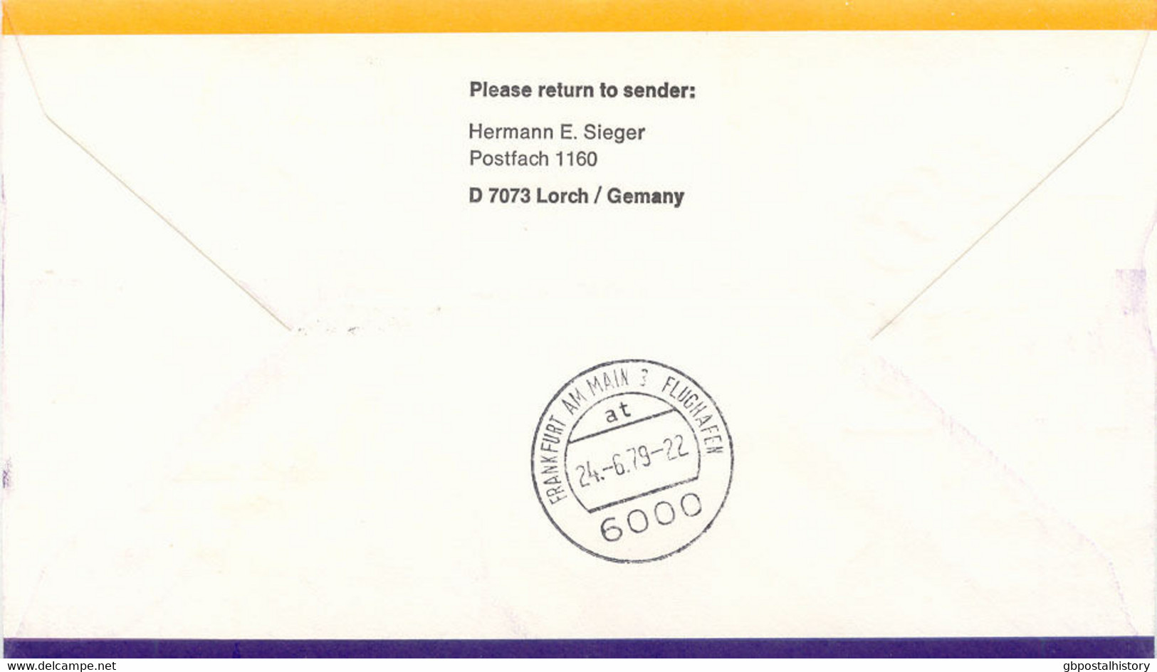 PORTUGAL 1979 Rare First Flight Lufthansa Flight LH 211 FARO - FRANKFORT - Covers & Documents