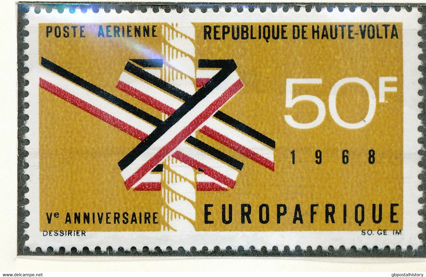 OBERVOLTA 5 Jahre Europäisch-Afrikanische Wirtschaftsorganisation EUROPAFRIQUE - Haute-Volta (1958-1984)