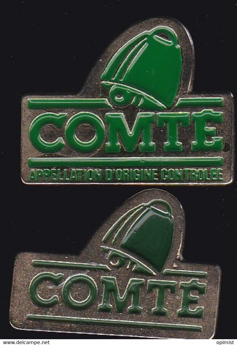 70179-Lot De 2 Pin's.Comté. Fromage Français Transformé Principalement En Franche-Comté - Lebensmittel