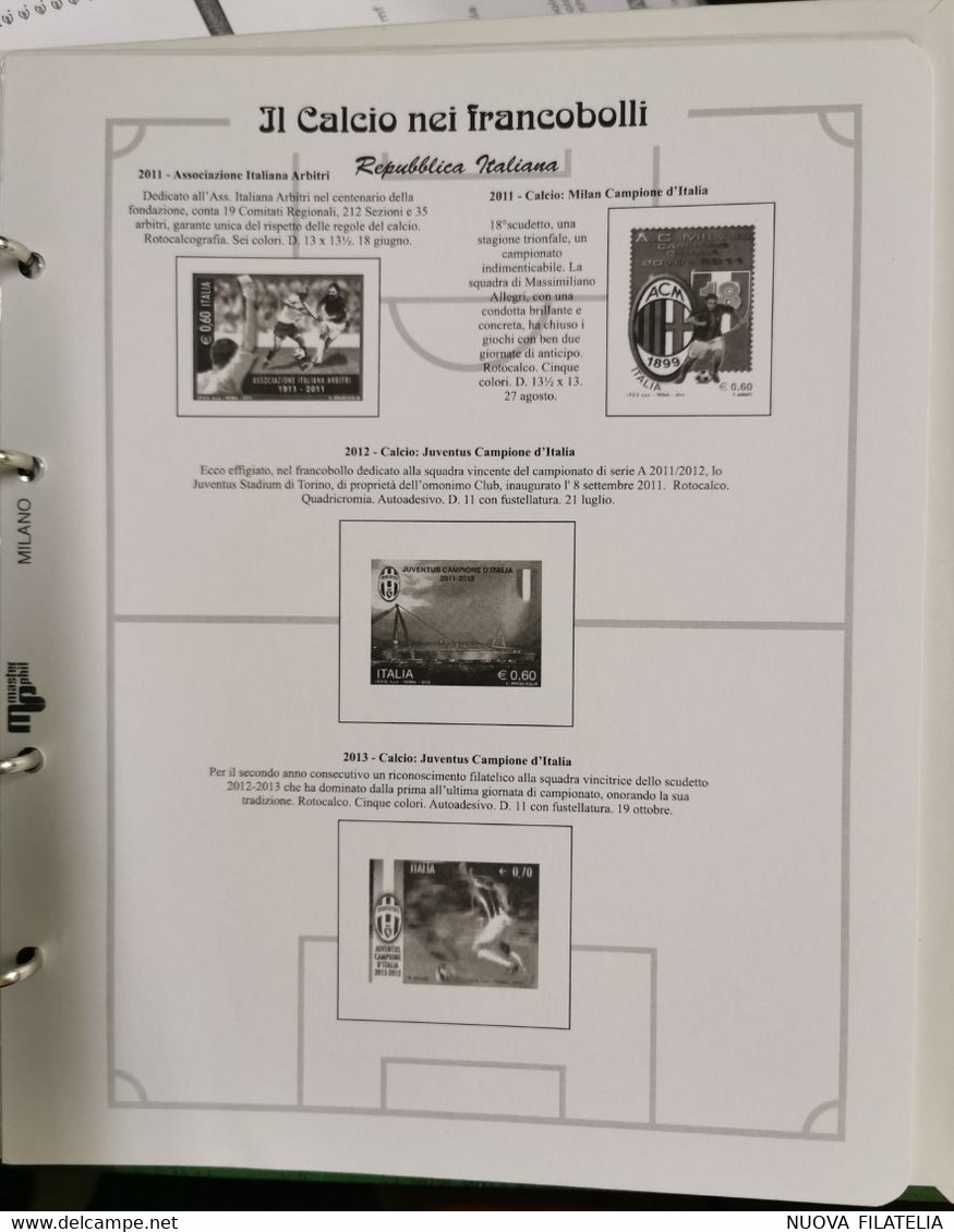 IL CALCIO NEI FRANCOBOLLI - Cajas Para Sellos