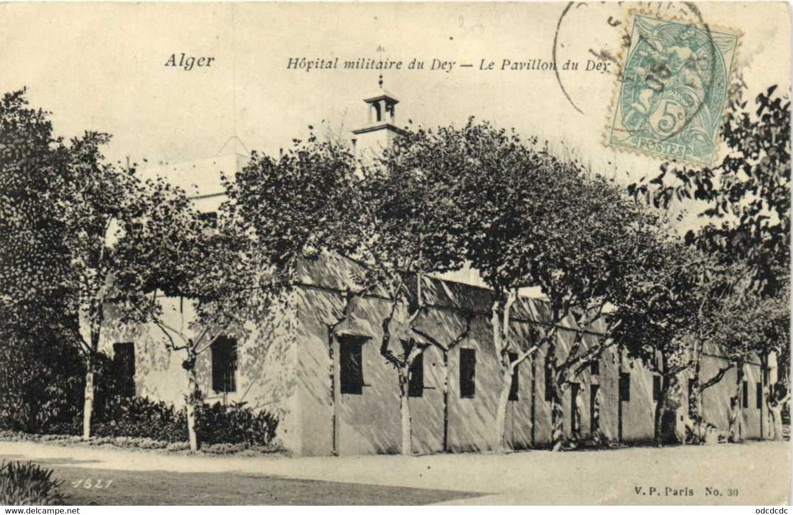 ALGER  Hopital Militaire Du Dey Le Pavillon Du Dey RV - Other & Unclassified