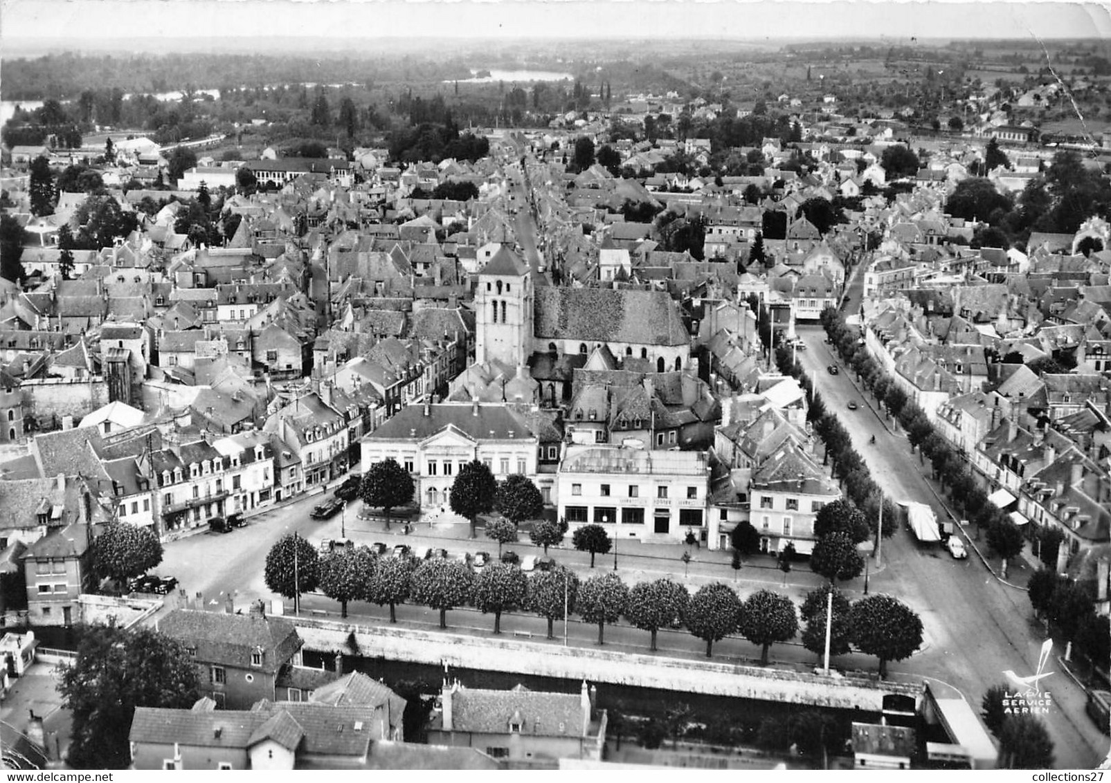 58-COSNE-SUR-LOIRE- VUE DU CIEL - Cosne Cours Sur Loire