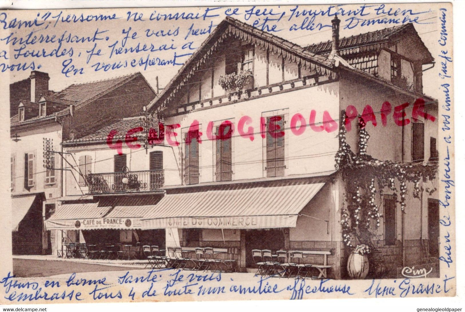 32-  RISCLE - CAFE RISELOIS - GERS - Riscle