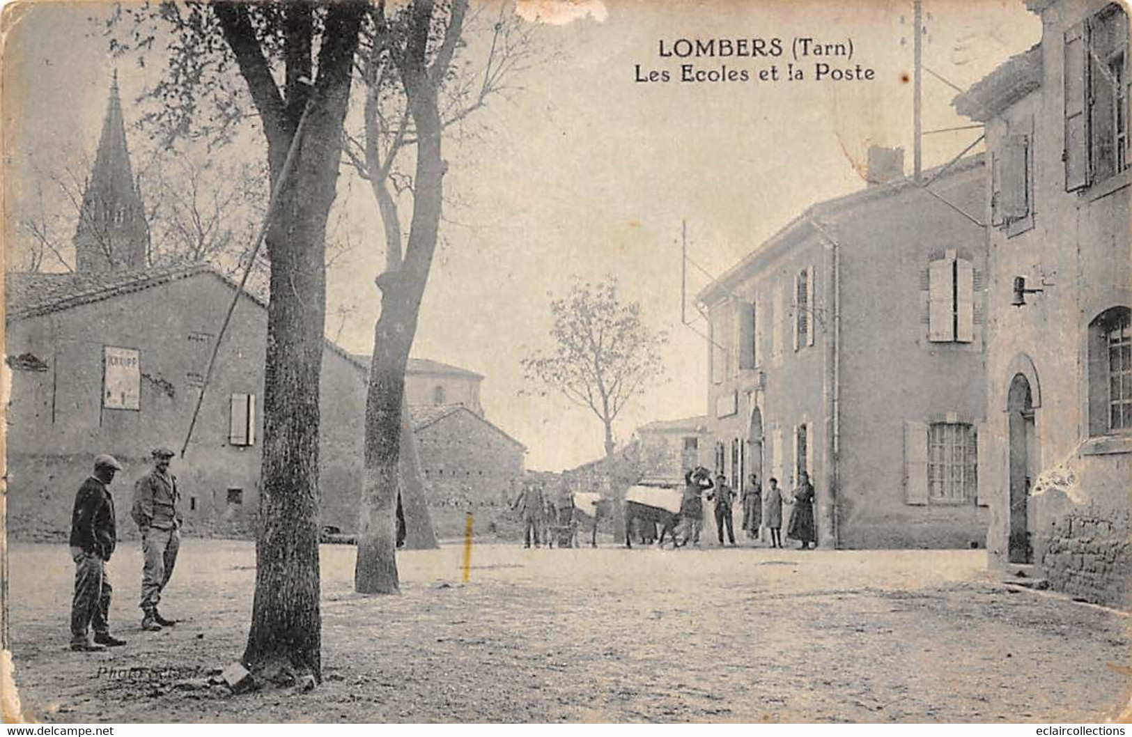 Lombers        81           Les Ecoles Et La Poste     (voir Scan) - Autres & Non Classés