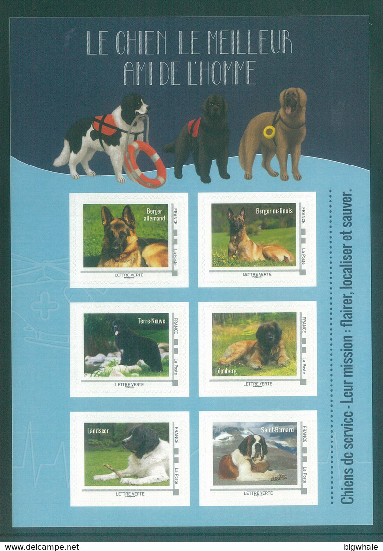 France Dog Chien MNH 1 Sheet** - Autres & Non Classés