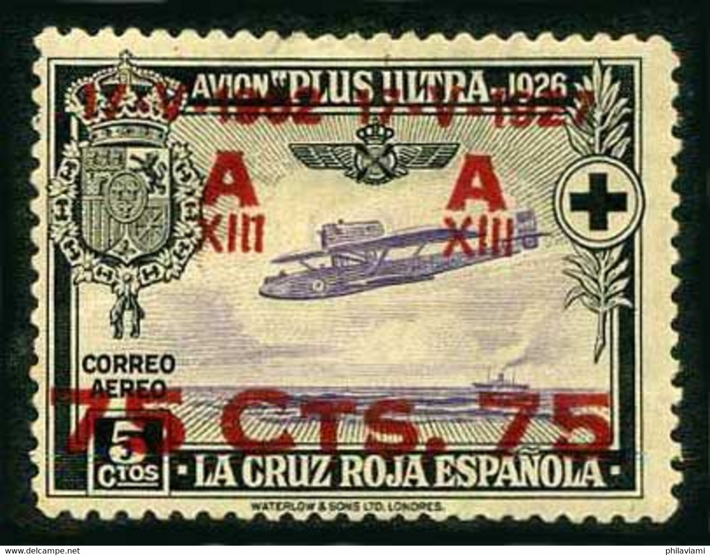 Espagne, Spain, Spanien 1927 Dornier Wal "Plus Ultra" Franco Bahamonde Flight To Argentina (YT PA 27 SG 455) - Aerei