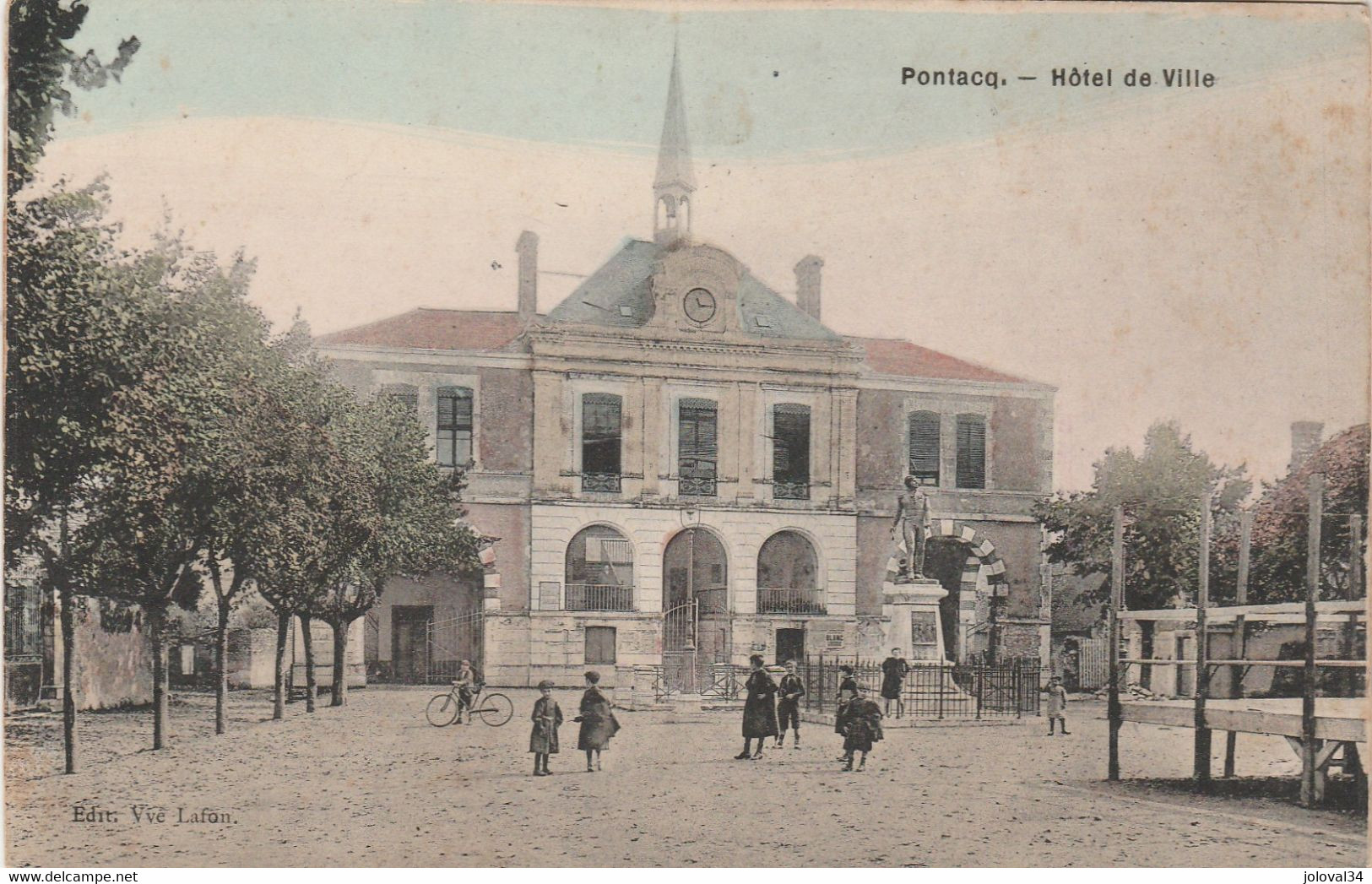 Pyrénées Atlantiques - PONTACQ - Hôtel De Ville - Animée - Non écrite - Pontacq