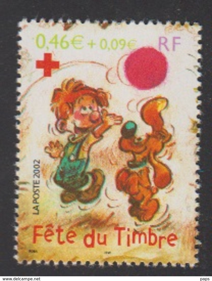 FRANCE-2002-N°3469* *  FETE DU TIMBRE.BOULLE & BILL ISSU DU BLOC - Ungebraucht