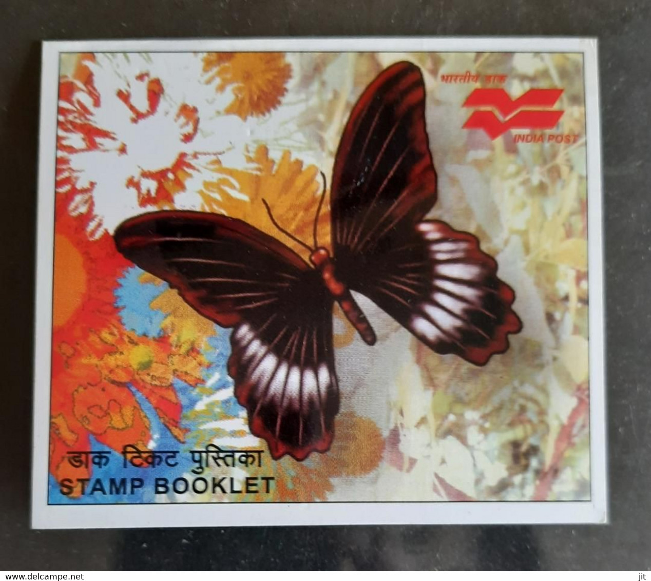 158.INDIA 2008 STAMP BOOKLET ENDEMIC BUTTERFLIES OF ANDAMAN & NICOBAR WITH 4 STAMPS ON BUTTERFLIES OF RS 5/- EACH  . - Other & Unclassified