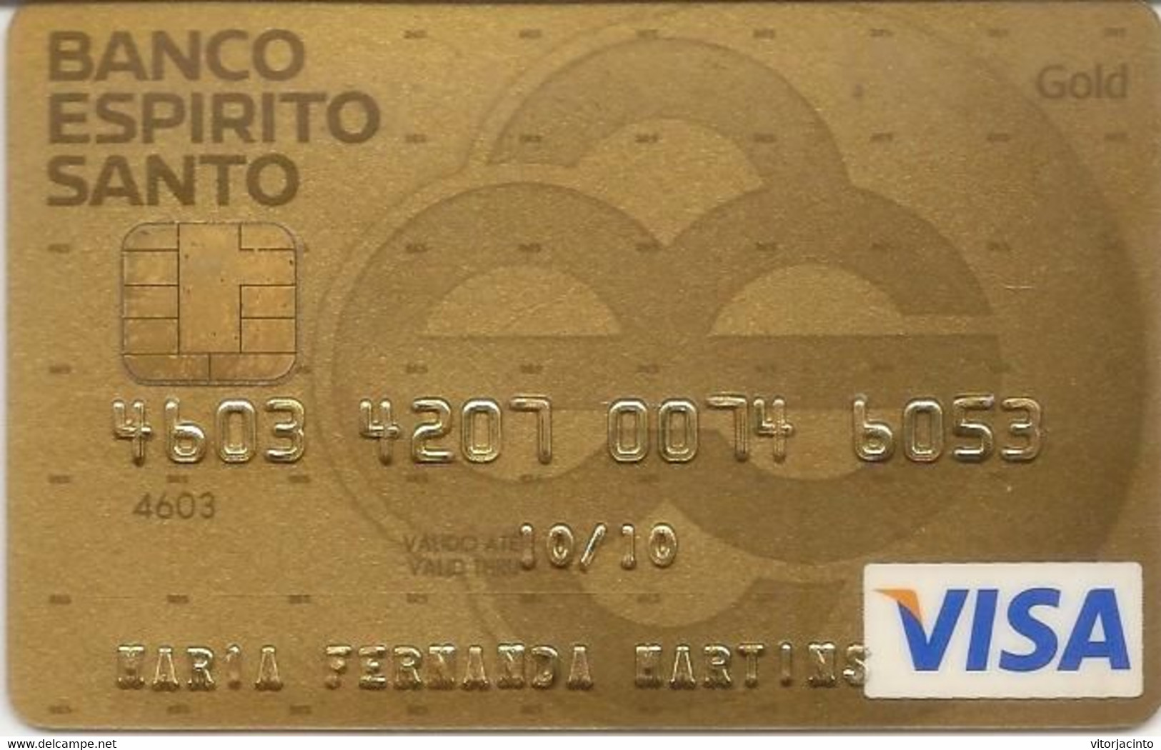 PORTUGAL - Banco Espírito Santo C/ Chip - Credit Cards (Exp. Date Min. 10 Years)