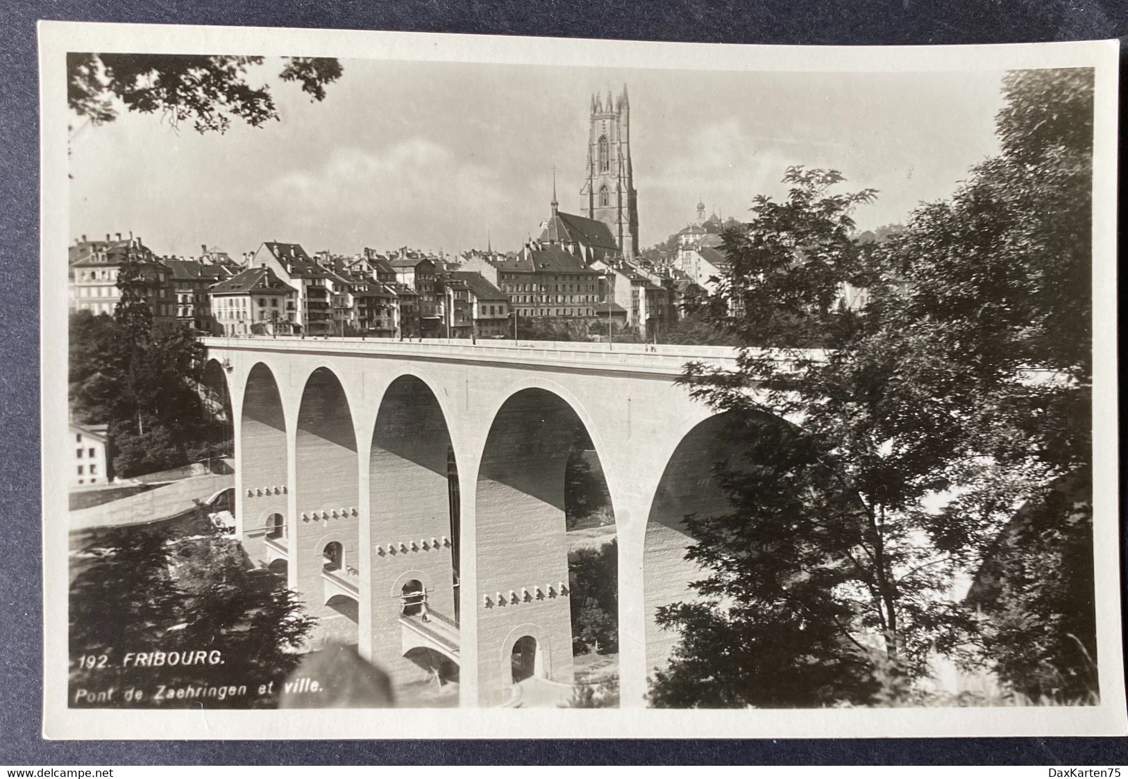 Fribourg Pont De Zaeringen Et La Ville - Pont-la-Ville