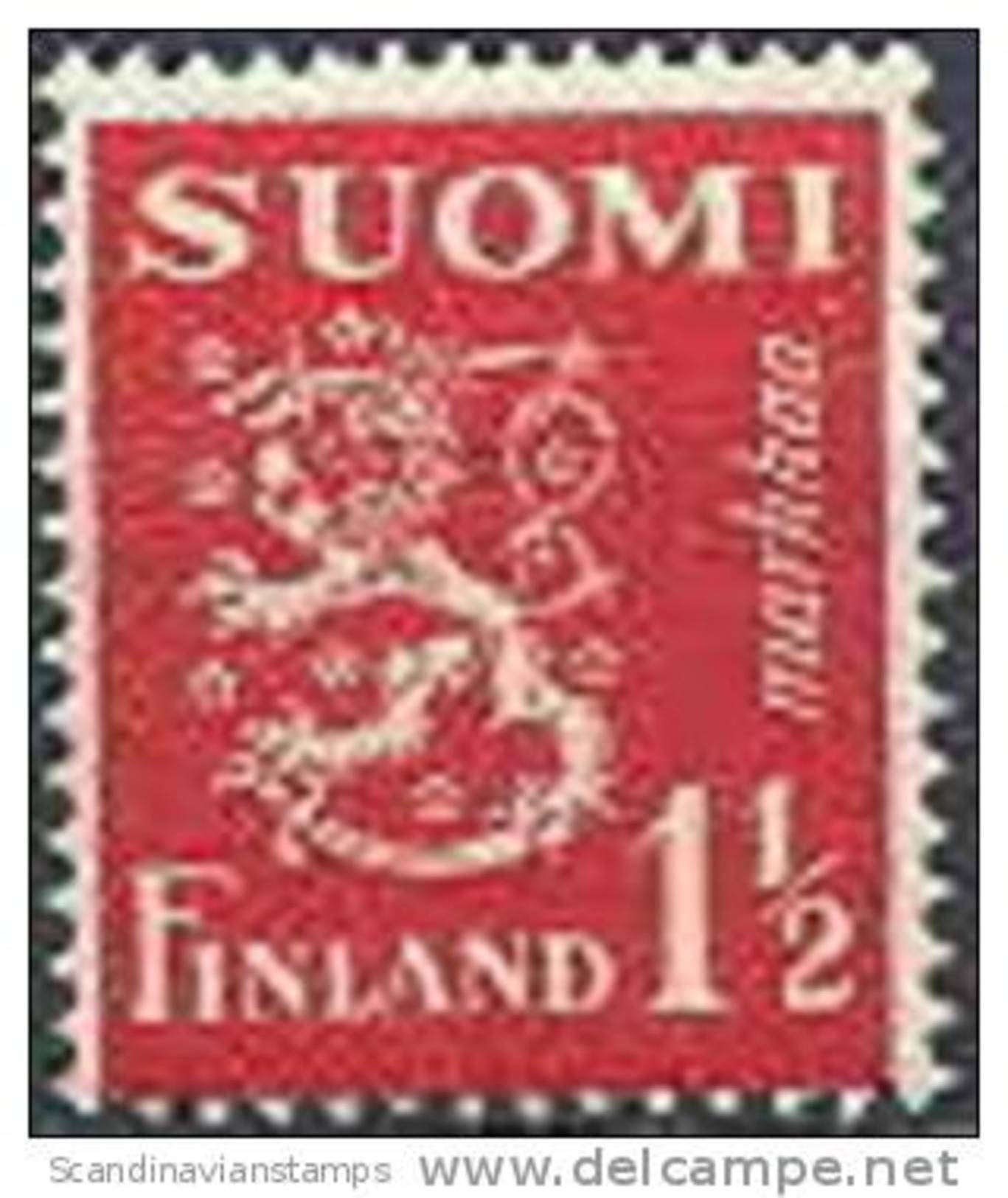 Finland  1932 1.50mk Rood Leeuwentype PF-MNH-NEUF - Ungebraucht