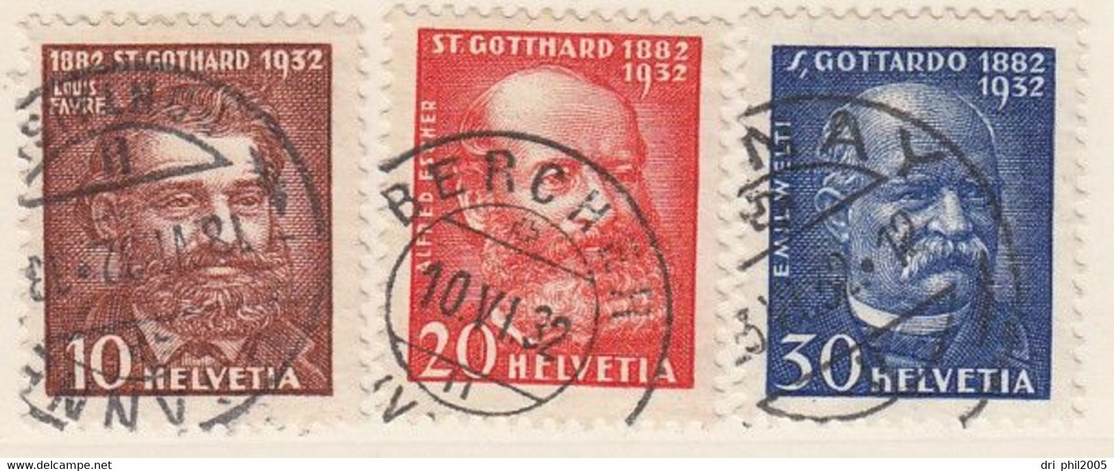 Suisse, Séries Complètes, Timbres Oblitérés, Désarmement, Paysages, Pro Juventute, Gothard, N° 254 -285, 1932-1935 - Usados