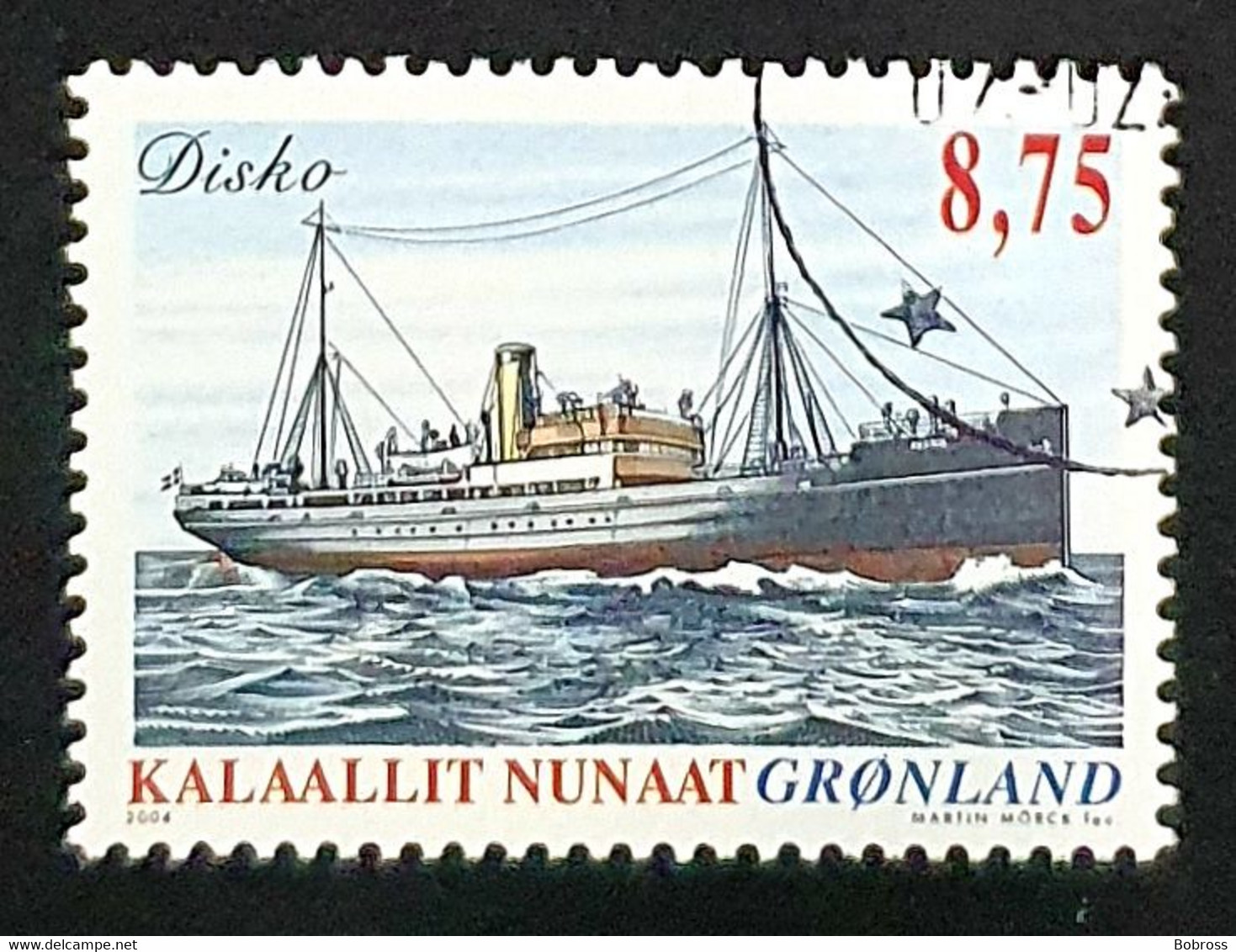 2004 Greenland Navigation, Ships, Boats, Greenland, Used - Used Stamps