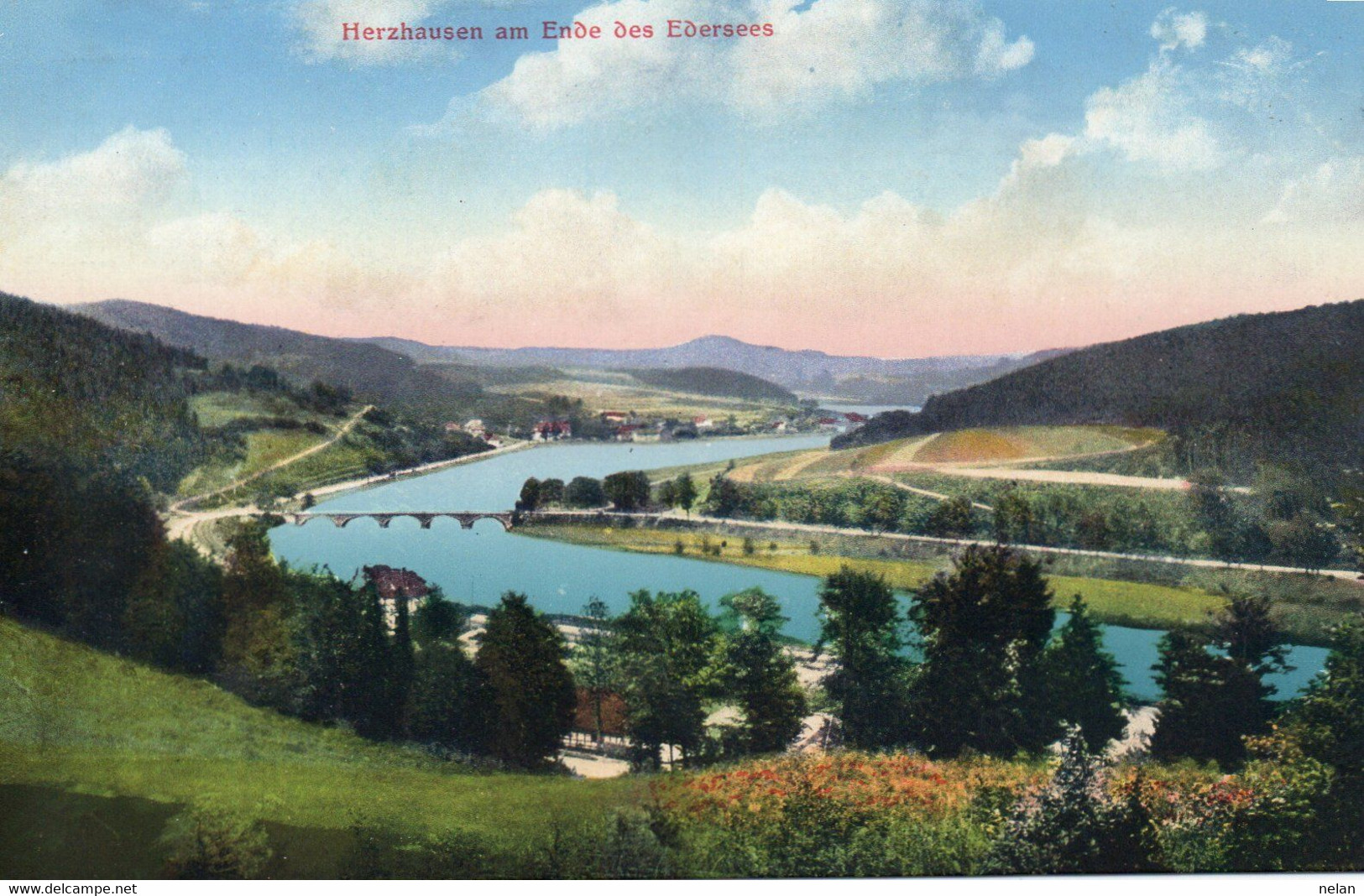 HERZHAUSEN AM ENDE DES EDERSEE - Edersee (Waldeck)